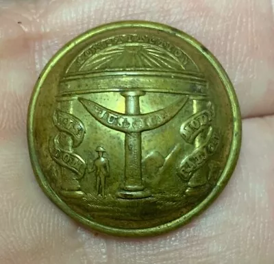 Georgia Militia Civil War Coat Button • $125