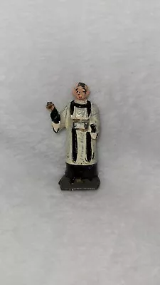 Vintage Britains Ltd Priest Lead Hollow Cast Figure White Gown Made In England  • $19.99