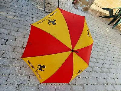 Ferrari Turbo Formula 1 Umbrella '80s Pit Stop Lane Gilles Villeneuve Tambay F1 • $325