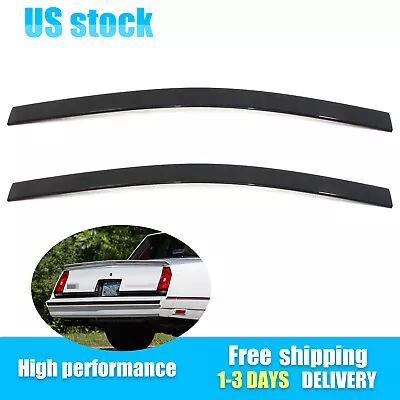 For 1983-1986 Chevy Monte Carlo SS New Rear Bumper Trim Black Rubber  • $49.99