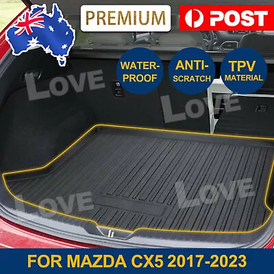 Heavy Duty Cargo Mat Boot Liner Luggage Tray For Mazda CX5 CX-5 KF 2017-2024 • $47.85