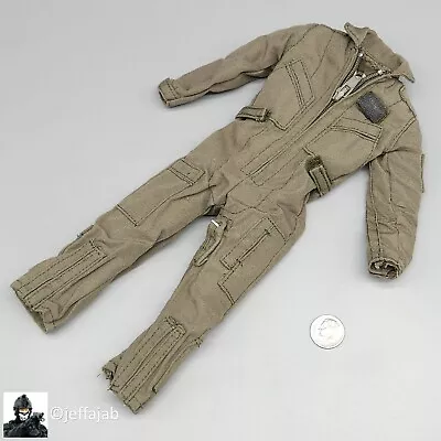1:6 BBI Navy Pilot Mens Green Nomex Flight Suit For 12  Figures • $9.99