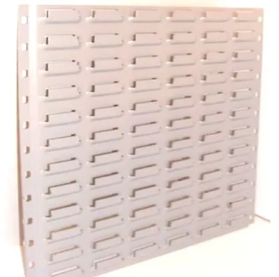 2 X NEW 457 X457 STEEL LOUVRE PANEL FOR PLASTIC PARTS BINS  • £46.58