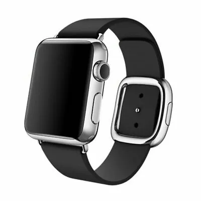 $29.99 • Buy Genuine Magnetic Leather Closure Wrist Band Strap For Apple Watch IWatch 38 45mm