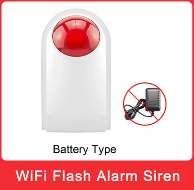 Alarm Wireless Outdoor Siren With 130db Volume Battery Version For Home GSM • $25.99