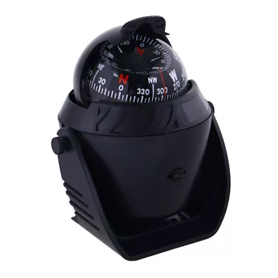  Illuminated Marine Compass Nautical Guide Ball Electronic Adjust • £19.35