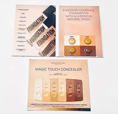 Anastasia Beverly Hills Luminous Foundation & Magic Touch Concealer Sample Cards • $9.99