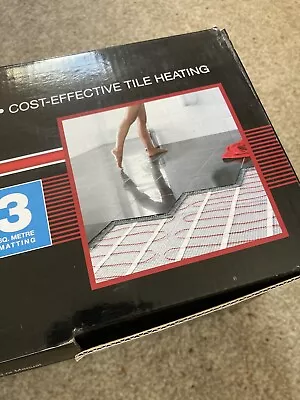 Brand New Underfloor Heating And LCD Thermostat 3m Square From B&Q • £100