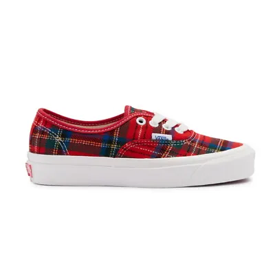 New Vans X Pendleton Authentic 44 DX Anaheim Factory Red Tartan Sneakers 2022 • $119.98