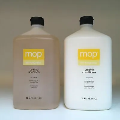 $59.50 • Buy Mop Lemongrass Volume Shampoo Conditioner Duo 33.8 Oz Each   New Fresh