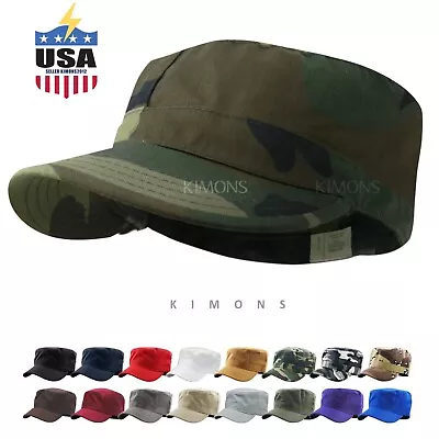 BDU Fitted Army Cadet Military Cap Hat Patrol Castro Combat Hunting • $13.95