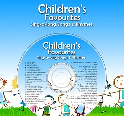 50 Children's Popular Sing A Long Songs & Nursery Rhymes - Audio CD - BO Kids • $3.10