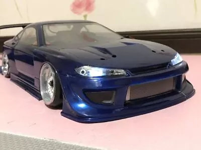 Yokomo 1/10 RC Car Painted Body Nissan 240sx GP Sport With LEDs Drift • $203