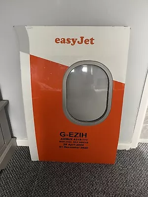 Airbus Aircraft Easyjet Window TRI COLOUR From G-EZIH • £280