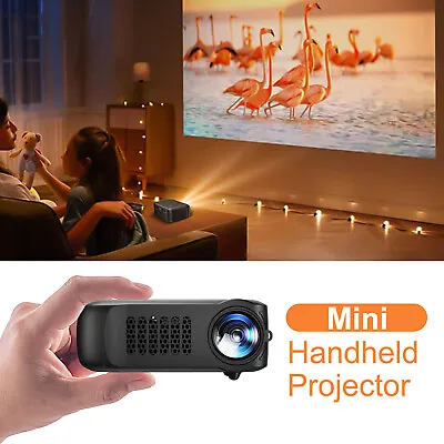 Mini Projector LED HD 1080P Home Cinema Portable Pocket Projector Party HDMI USB • $35.99