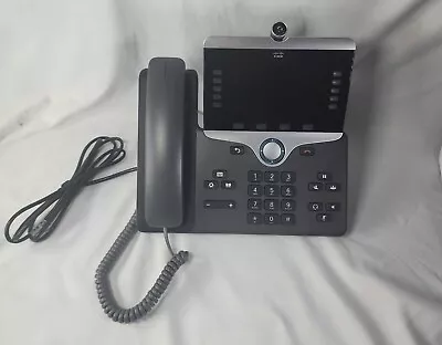 Cisco CP-8865 Video IP 720P Phone Business Telephone WiFi VoiP LCD No AC Adapter • $16.97