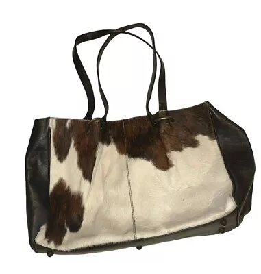 MAURIZIO TAIUTI Italy Genuine Cowhide Leather Purse Handbag (16x11”) • $57.99