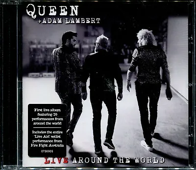 $22 • Buy Queen + Adam Lambert Live Around The World CD NEW