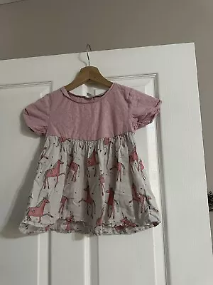 Next Age 3-4 Years Pink Unicorn Top • £0.99