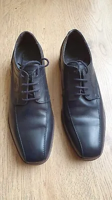 Men's Shoes Washington Camel Active Black Real Leather Shoes UK Size 7.5 VGC • £14.55