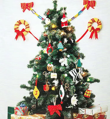 £2.75 • Buy Knitting Pattern- DK Christmas Tree Decorations, Bumper Selection To Knit