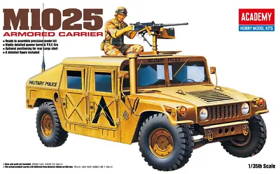 Academy Hobby 13241 M-1025 ARMORED CARRIER 1/35 • $11.95