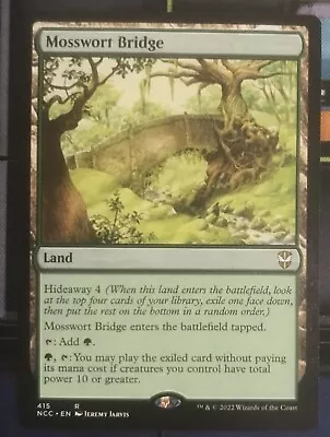 MOSSWORT BRIDGE Streets Of New Capenna Commander MTG Magic Gathering • $1.25