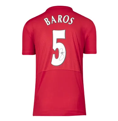£155.99 • Buy Milan Baros Signed Liverpool Shirt - 2005, Istanbul Champions League Final, Numb