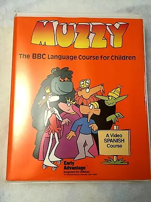 Muzzy A Video Spanish Course BBC Early Advantage Language VHS Book Tape 1992 • $9.99