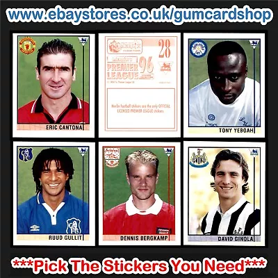 £1 • Buy Merlin’s Premier League 96 (300 To 399) *Please Select Stickers*