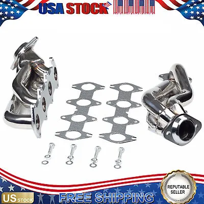 New Shorty Headers For 2004-10 Ford F150 XL XLT FX4 King Ranch Lariat 5.4 330 V8 • $169.99