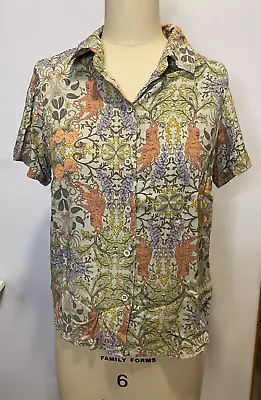 Hot Topic Harry Potter Herbology Nouveau Art Mandrake Root Woven Top M Floral • $40