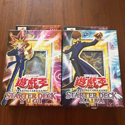 Yu-Gi-Oh First Edition Starter Deck Yu-Gi-Oh And Kaiba OCG Duel Monsters Used • $275.30