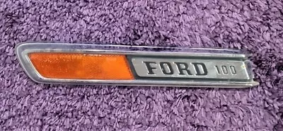 1967-1972 Ford Truck F100 Pickup Hood Chrome Emblem Reflector Trim Bezel Molding • $50