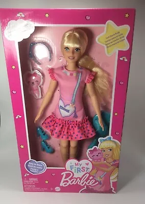 My First Barbie For Preschoolers 13.5 Inches Easy To Dress Mattel New In Box • $29.50