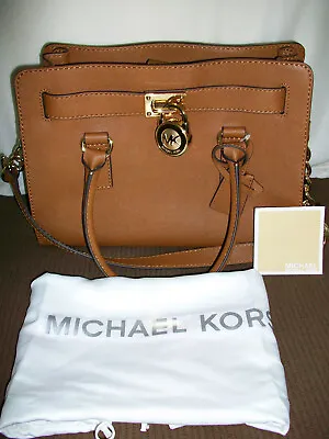 Michael Kors Hamilton Saffiano Leather Satchel — NWT Color “Luggage” • $169.99