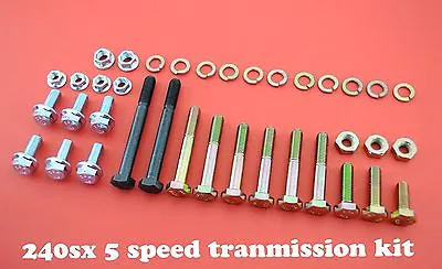 10 Kit 240sx Ka24de S13s14 Transmission Bell Housing  Bolts 5 Speed Swap 240 Sx • $36.99