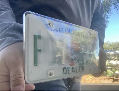 $24.90 • Buy HOT SALE Clear Or Tinted Red Light & Speed Camera Car License Plate Cover Shield