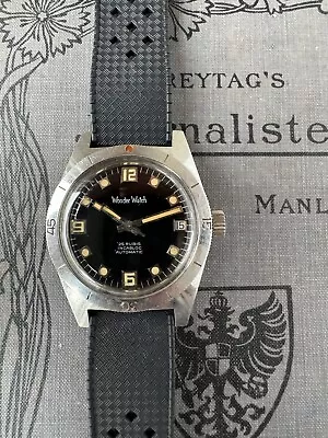 Vintage 1960s Wonder Watch  Skin Diver- Felsa Cal. 4007n - Bidynator - Very Rare • $89