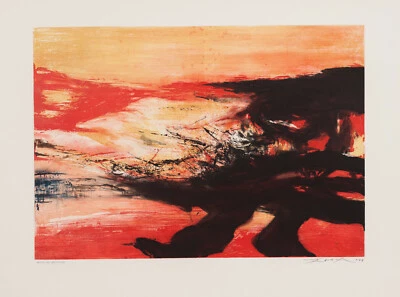 Zao Wou-Ki Original Etching Signed And Numbered. • $9483.40