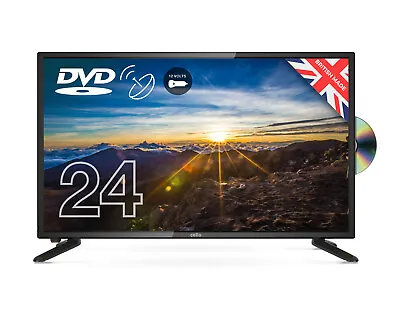 £179.99 • Buy CELLO 24  Inch 12v LED TV DVD FREEVIEW HD HDMI USB VGA SAT CARAVAN TV - 12 VOLT