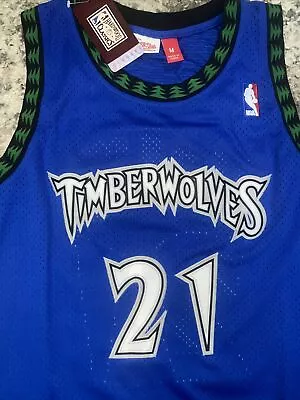 🔥Minnesota Timberwolves Throwback Jersey Kevin Garnett Mens Med • $65