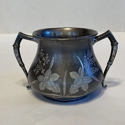 Vintage / Antique Brooklyn Silver Company Quadruple Plate 651 - Cup Vase Pot • $10