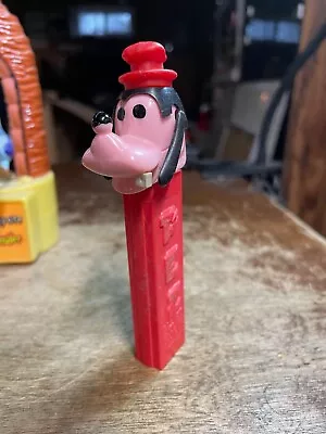 VINTAGE PEZ NO FEET DISNEY GOOFY Austria HAS EARS AND HAT Missing One Tooth • $2.25