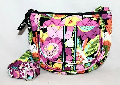 VERA BRADLEY LIzzy Small Crossbody Bag Va Va Bloom Multicolor Floral Front Flap • $24