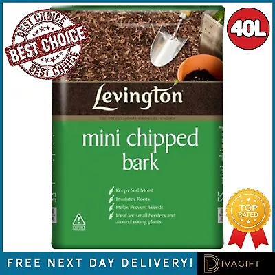 40l Levington Mini Chipped Bark Compost Garden Helps Retain Moisture In Soil • £14.99