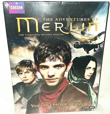 The Adventures Of Merlin Complete Season Two DVD NWT New 5 Disc Set BBC 2011 • $27.97