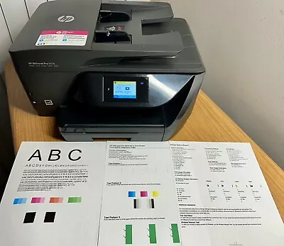 HP Officejet Pro 6978 All In One Printer Copy Fax Scan  Inkjet-5000  Page Count • $99