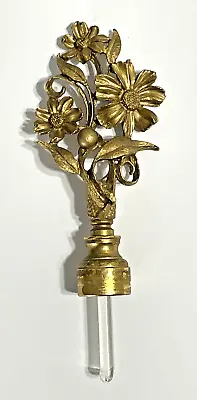 Vintage MATSON Gold Ormolu Floral Stopper ONLY Glass Dauber • $24.99