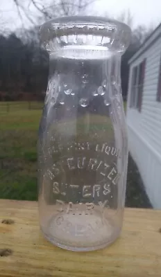 TREQ Suter's Dairy Bethlehem Pa. Northampton Co. Half Pint Milk Bottle  • $49.99